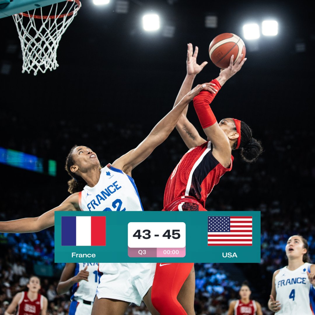 美国女篮巴黎奥运决赛险胜法国 八连冠纪录延续